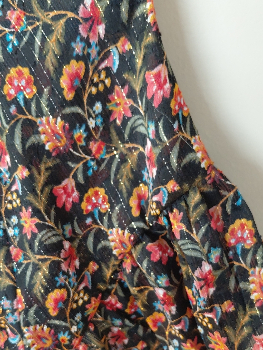 🔴 LOFT Floral Short Flutter Sleeve Blouse - Picture 8 of 11